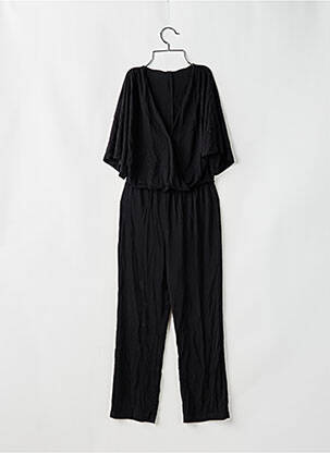 Salopetă-pantalon guler petrecut mâneci scurte negru LIU JO femeie