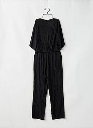 Salopetă-pantalon guler petrecut mâneci scurte negru LIU JO femeie