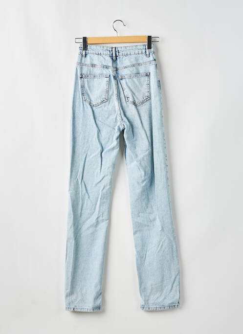 Blugi cu croială dreaptă albastru BOOHOO femeie