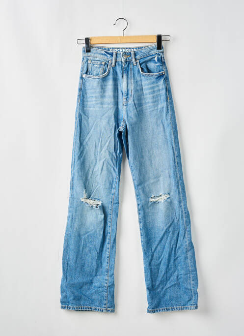 Blugi cu croială largă albastru CLOCKHOUSE femeie