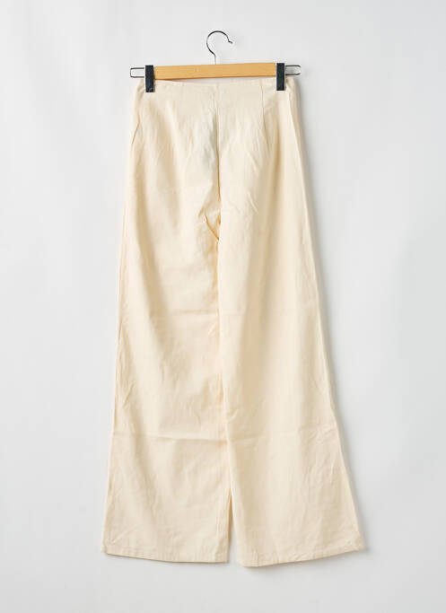 Pantalon larg bej NASTY GAL femeie