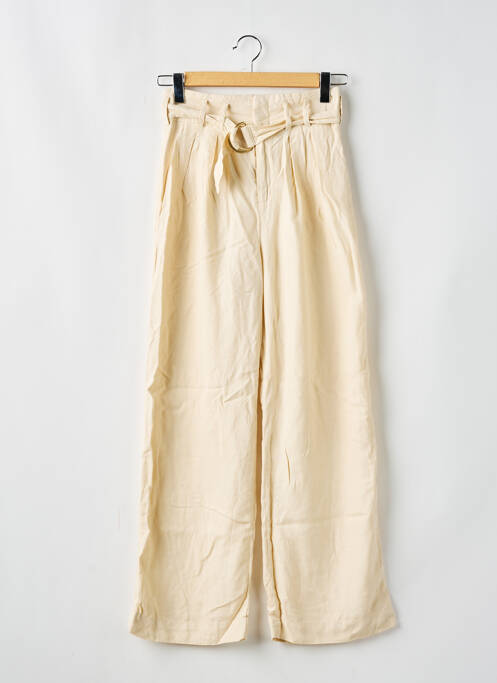 Pantalon larg bej REIKO femeie