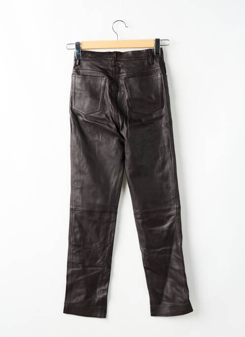 Pantalon drept talie înaltă talie înaltă maro SANDRO femme