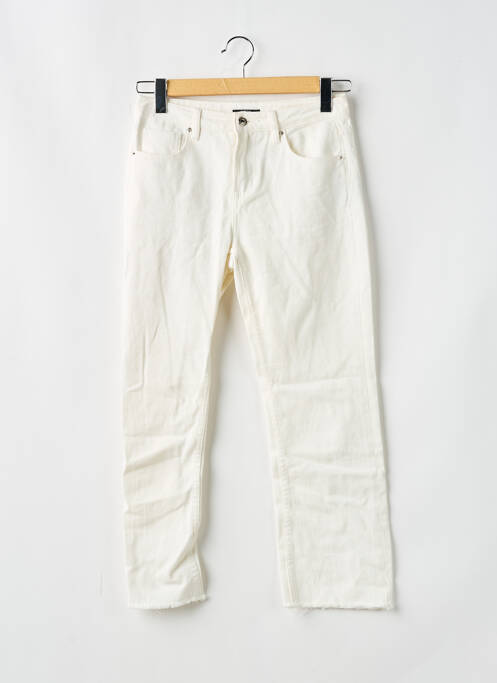 Blugi cu croială dreaptă alb PARFOIS femeie