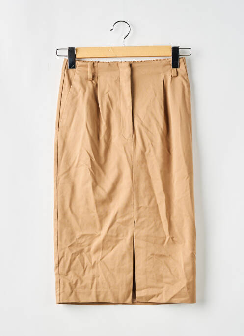 Fustă midi bej LA REDOUTE femeie