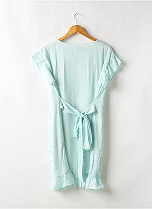 Rochie midi țesătură crep mâneci scurte verde MOLLY BRACKEN femeie