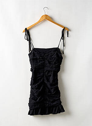 Rochie scurtă țesătură crep bretele subțiri negru LOVERS + FRIENDS femeie