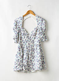 Rochie scurtă imprimeu floral mâneci scurte alb FOR LOVE & LEMONS femeie