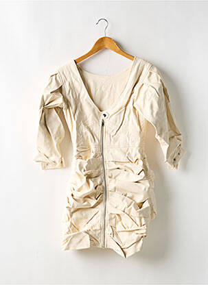 Rochie scurtă bej FOR LOVE & LEMONS femeie