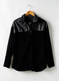 Cămașă croială dreaptă mâneci lungi negru NASTY GAL femme