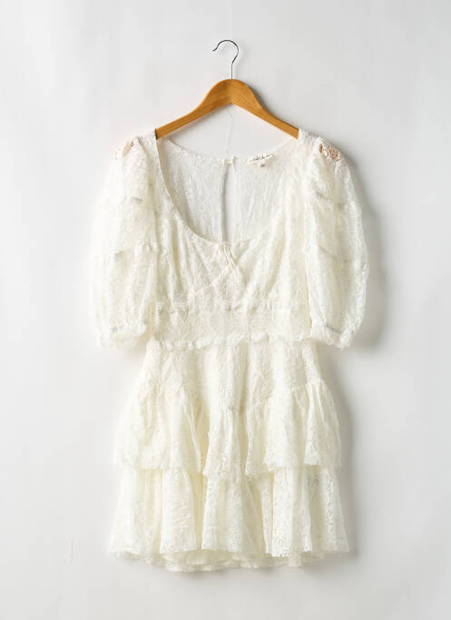 Rochie scurtă alb FOR LOVE & LEMONS femeie