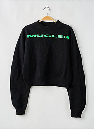 Hanorac serigrafie mâneci lungi negru MUGLER femeie