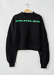 Hanorac serigrafie mâneci lungi negru MUGLER femeie