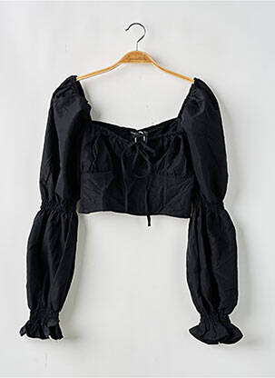 Bluză mâneci lungi mâneci lungi negru BOOHOO femeie