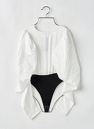 Body  mâneci lungi alb BOOHOO femeie