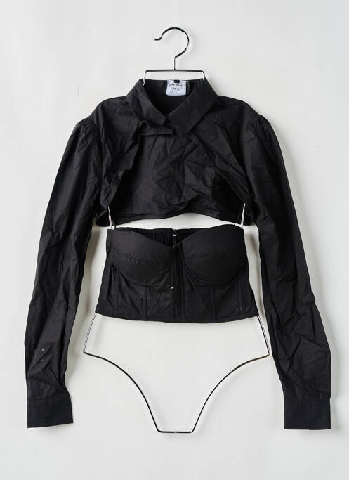 Twin-set negru PEPE JEANS X DUA LIPA femeie