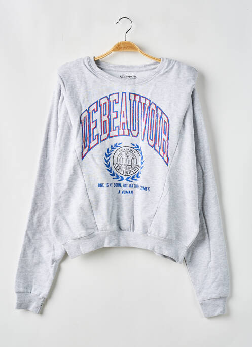 Hanorac gri ELEVEN PARIS femeie