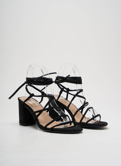 Sandale/Pantofi decupați negru QUANTICLO femeie