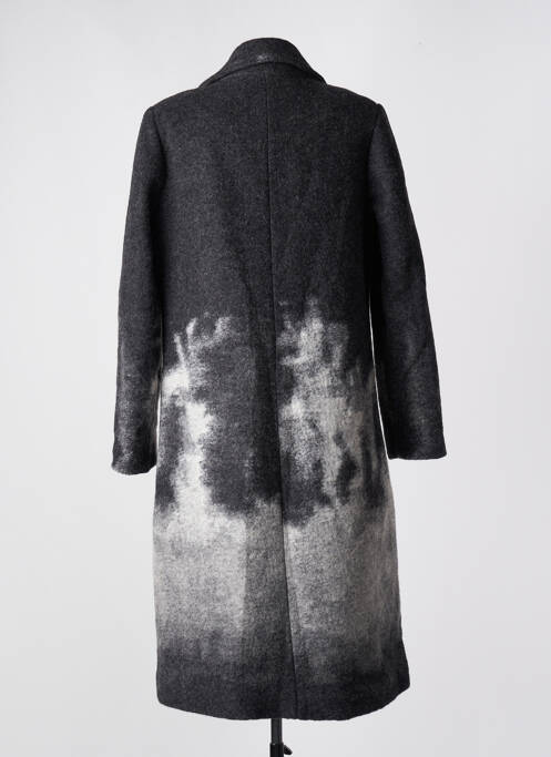 Palton lung gri închis MC PLANET femeie