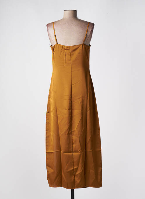 Rochie lungă galben STRADIVARIUS femeie