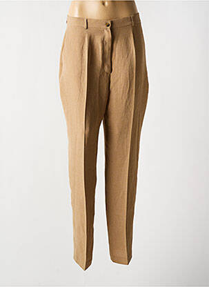 Pantalon drept bej ANGEL NINA femeie