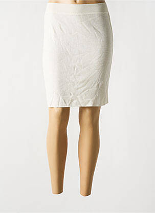 Fustă scurtă alb TIKI TIRAWA femeie