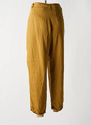 Pantalon 7/8 închidere cu fermoar sub clapetă cu nasturi bej CLOSED femeie