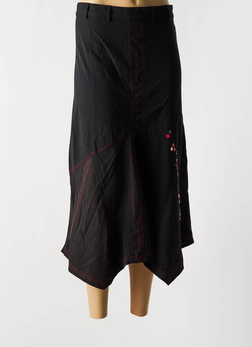 Fustă midi negru BE THE QUEEN femeie