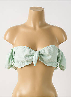 Sutien de costum de baie elasticitate top bentiță verde BOOHOO femeie