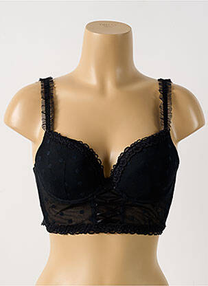 Corset țesătură tulle negru INTIMISSIMI femeie