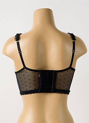 Corset țesătură tulle negru INTIMISSIMI femeie