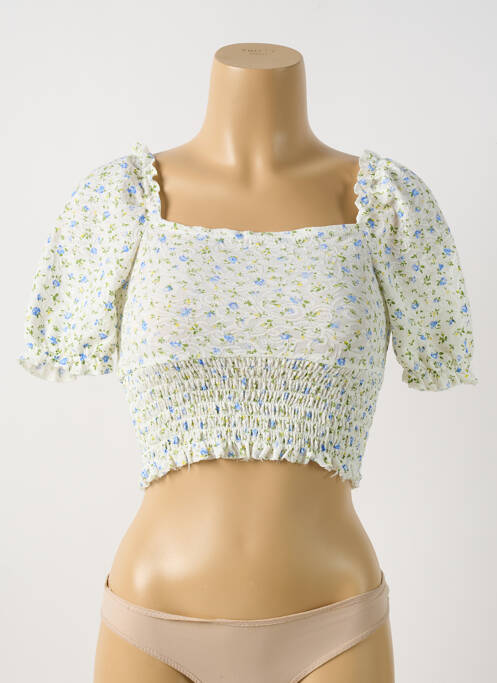 Top alb BOOHOO femeie