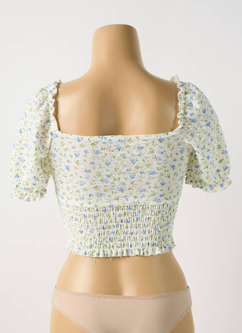 Top alb BOOHOO femeie