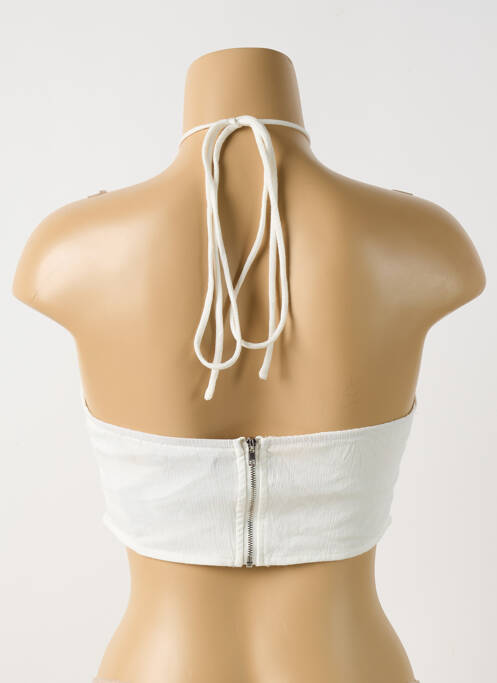 Top alb NASTY GAL femeie