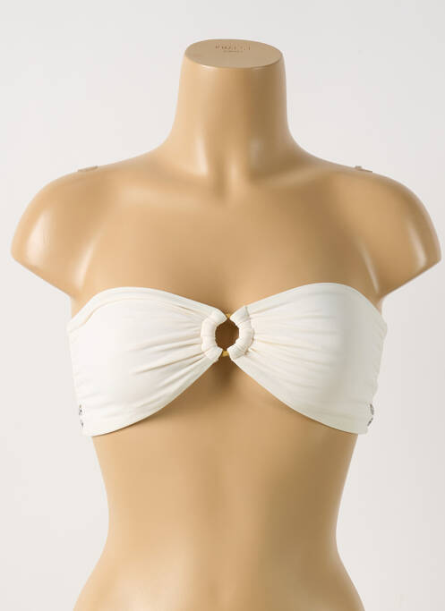 Sutien de costum de baie elasticitate top bentiță bej HOUSE OF CB LONDON femme