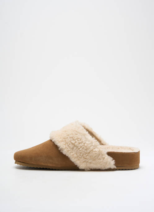 Papuci/Pantofi de casă maro L'ATELIER TROPÉZIEN femeie
