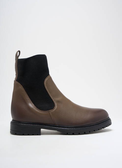 Botine/Ghete maro REQINS femeie