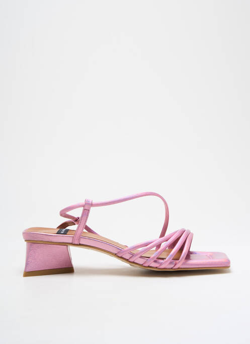 Sandale/Pantofi decupați roz ANGEL ALARCON femeie