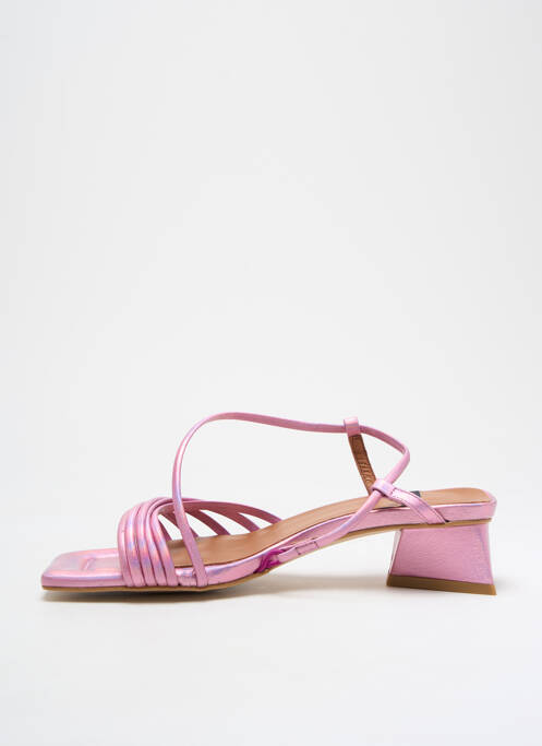 Sandale/Pantofi decupați roz ANGEL ALARCON femeie