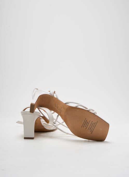 Șlapi alb BOBBIES femeie