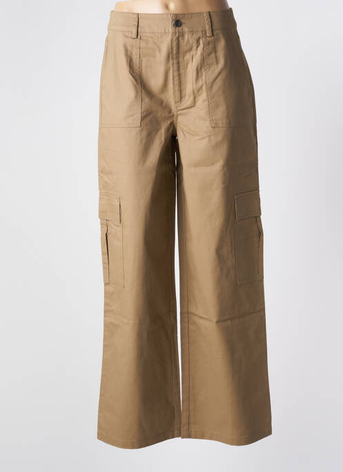 Pantalon cargo maro KAFFE femeie