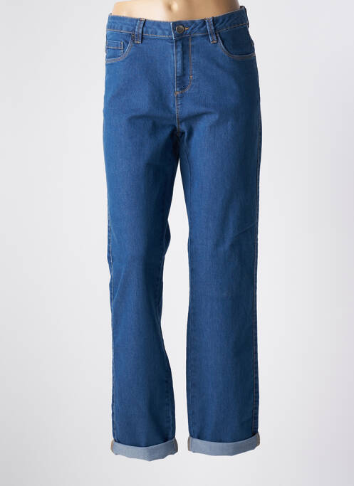 Blugi cu croială dreaptă albastru KAFFE femeie