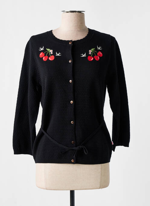 Vestă cu mâneci lungi negru BLUTSGESCHWISTER femeie