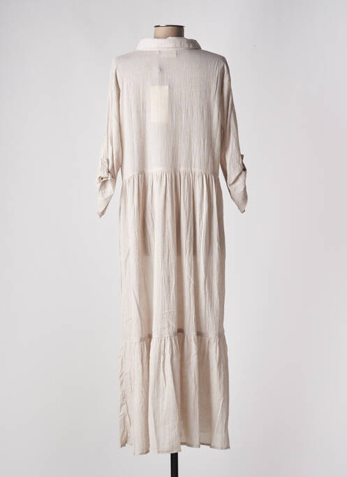 Rochie lungă maro KAFFE femeie