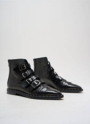 Botine/ghete material neted toc plat până la 3 cm negru PINKO femeie