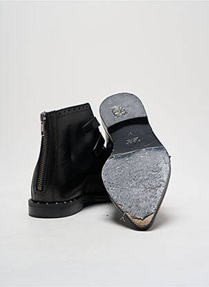 Botine/ghete material neted toc plat până la 3 cm negru PINKO femeie