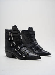 Botine/ghete material neted toc de 4 la 6 cm negru ZADIG & VOLTAIRE femme