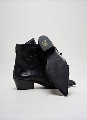 Botine/ghete material neted toc de 4 la 6 cm negru ZADIG & VOLTAIRE femeie
