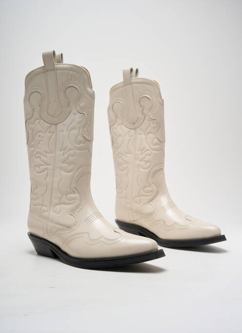 Cizme bej GANNI femeie