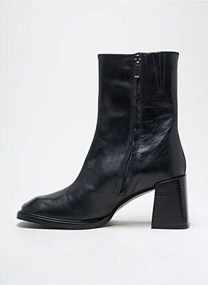 Botine/ghete material neted toc de 4 la 6 cm negru SCHMOOVE femeie